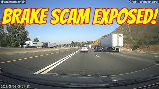 Caught on Cam: Mercedes Brake Scam Unveiled! #dashcams