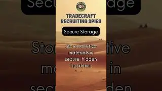 AX Tradecraft - Recruiting Spies - Knowledge Transfer