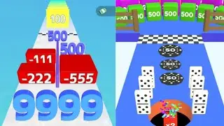 2053 | Number Master 2048 vs Hole Merge Run - ASMR Gameplay (MAX Level,  New Update) #ballgamezone