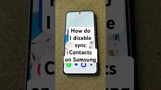 How do I disable sync Contacts on Samsung