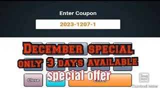 Gold TOWER Defense coupon code 2023/December special/#couponcode #giftcode #anime #goldtowerdefence