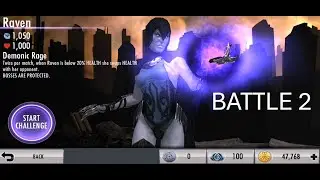 Unlocking Raven Challenge: Battle 2 Full Walkthrough | Injustice: Gods Among Us