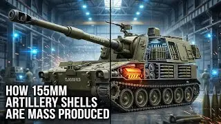 How 155mm Artillery Shells Are Mass Produced &ndash; The Ammo Factory That Never Sleeps (Full Process)