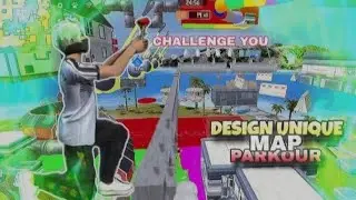 Challenge you 😘 in unique map Parkour 😲🔥 will you accept my challenge #video 🙏