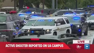 Full coverage after active shooter reports at the University of Arkansas