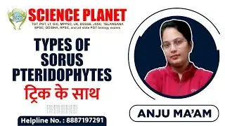 Types of Sorus (Pteridophytes) ट्रिक के साथ by Anju Mam of Science Planet!