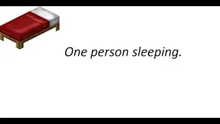 How to make one person sleep at a time in minecraft Bedrock.