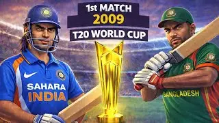 INDIA VS BANGLADESH 🇧🇩 1ST MATCH |  2009 T20I  WORLD CUP | Cricket Videos @GameWithGenz07 #shorts 