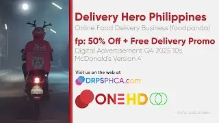 foodpanda 50% Off + Free Delivery on McDonald's Digital Ad Q4 2025 10s (Philippines, V4) [HD/ST]