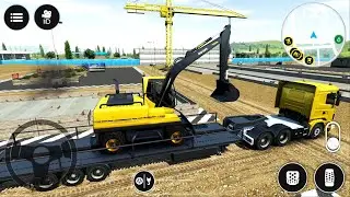 Construction Machines Transporter Heavy Truck - Drive Simulator 2020 #2 - Android iOS Gameplay