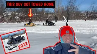 2022 Ski Doo MXZ XRS 850 (Простая установка ветрового стекла, видео с трассы) 15.01.2022