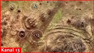 Crew members whose tank was hit, sought to crawl and hide