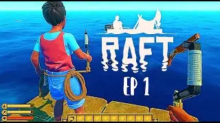 WE DID A STUPID! (Raft) Survival Gameplay Ep1 w/Myca