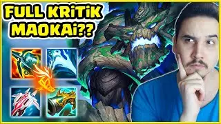 MAOKAİ AMA FULL KRİTİK VE CC'DEN ÇIKARMADAN RAKİP KESİYOR | Valiant - Maokai