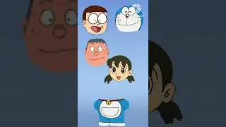 Doremon wrong head puzzle #shorts