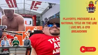 Playoffs, Pressure & a National Title on the Line | LIVE NFL & CFB Breakdown