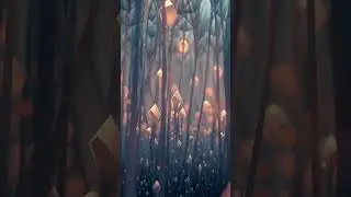 Alien Forest Of Geometric Shapes(Sci-Fi MusicAmbience)#space#shorts#universe#astrology#relaxingmusic