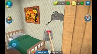 Exploring House Flipper on My tablet