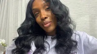 beach wave tutorial on natural hair | chit chat get ready with me!