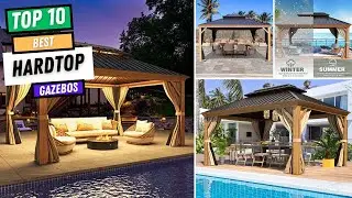 Top 10 Best Hardtop Gazebos on Amazon | 12' x 14' gazebos for Home Backyard | #backyard #gazebos