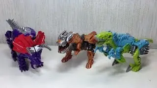 1 Step Grimlock Slash Slug Transformers 4 Review