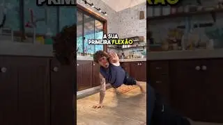 Como fazer a sua primeira flex&atilde;o 💪🏼 #for&ccedil;a #flex&atilde;o #calistenia