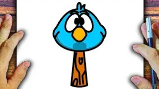 C&Oacute;MO DIBUJAR A SLEEPY BIRD DE MY SPRUNKI OC