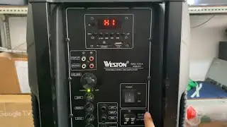 Perbaikan WESTON PORTABLE WIRELESS AMPLIFIER WAS-1501A suara kecil banget