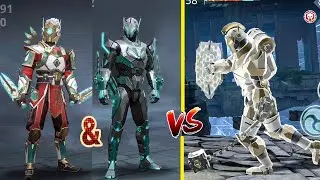 Shadow Fight 3 condensing eraser boss vs void Warden & Nightmare | chapter 7.2 set battle