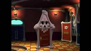 door skeleton jumpscare