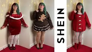 SHEIN Plus Size Vintage Christmas Try-on Haul | SHEIN MOD