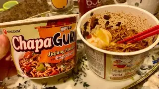 Nongshim Jjapaguri Cup Noodle Review - Parasite Jjapaguri - BEWARE of the Cooking Instructions!