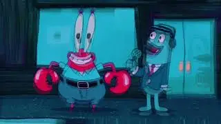 Spongebob Movie Krusty Krab 2 clip but Ai Sponge Rehydrated Strokes [EFFECTS]