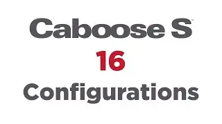 Joovy Caboose S:  All 16 Configurations