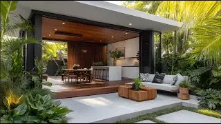 From Small Space to Lush Escape 2025&rsquo;s Tropical Garden & Open Concept Trend