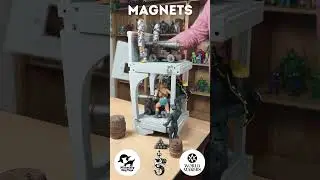 🏴&zwj;☠️Pirate walls using magnets🏴&zwj;☠️ #shorts #3dprinting #actionfigures #wargaming #miniatures