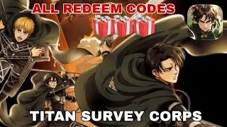 Titan Survey Corps & All Giftcodes🎁🎁 Free Codes Titan Survey Corps + Redeem Guide