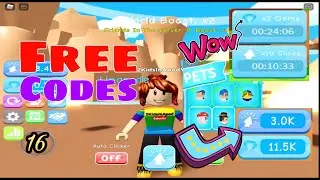 ALL FREE CODES CHAOS CLICKERS - FREE Pets + FREE Boost + FREE Gems + FREE Clickers + ROBLOX Gameplay