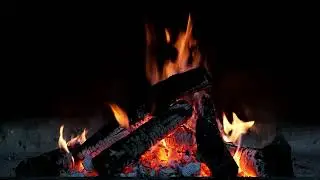 Night Cozy Campfire 🪵 Deep Sleep, Relaxing Nature Sounds, Lofi Study Ambience