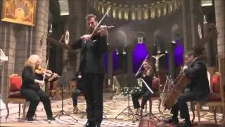 Paganini concerto no.1 Adagio - Frederic Moreau, violin & Les Violons de France