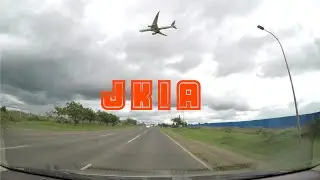 Driving along Mombasa Road Nairobi Kenya