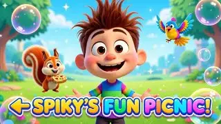Spiky&rsquo;s Fun Picnic Adventure 🧺😂 Picnic Fun with Animals !!