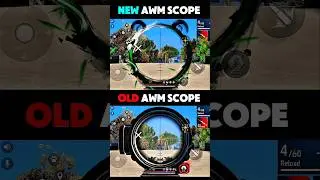 NEW AWM 🗿 WITH UNIQUE SCOPE 💀 #shorts