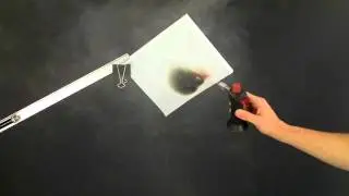 Trying to burn Basotect&reg; (Basotect is a registered trademark of BASF)