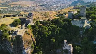 Erice - Sicilia   (by drone 4K)