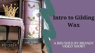 how to use gilding wax to accentuate furniture details