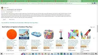 Reading funny toy water gun reviews on amazon