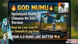 BGMI 4.0 Runs Ultra Smooth on God Mumu 🔥 | No Ads, High FPS, Low-End PC Emulator Test