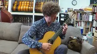 1978 Ronald Hachez Classical Guitar David Trevors Villa-Lobos Etude No. 8