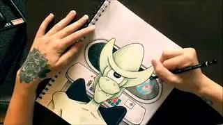 MY PROCESS FOR CREATING CARTOONS! (Time-lapse)